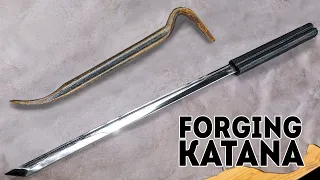 A real Katana from Anime! I created Sasuke's Katana from Naruto Manga