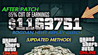 GTA 5 BOGDAN HEIST GLITCH 1 MILLION EVERY 10 MINS! UNLIMITED MONEY *NO BAD SPORT*