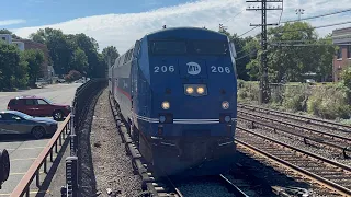 Amtrak & Metro-North - Hudson Line Trains @ Irvington (9/17/23)