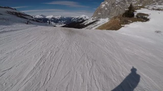 Afdaling zwarte piste - Ehrwalder Almbahn