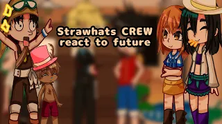 Strawhats crew react to future // one piece // Gacha club// English/español  1/2 💕