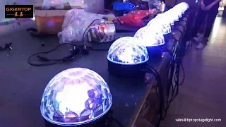 Disco Led Magic Ball Light Mini Size 6x3W  Single Color Laser Effect Party Club DMX/Auto KTV Light