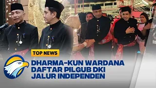 Pasangan Dharma-Kun Wardana Daftar Pilkada Jakarta Jalur Independen