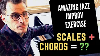 AMAZING Jazz Improvisation Exercise: Applying Scales Over Chords