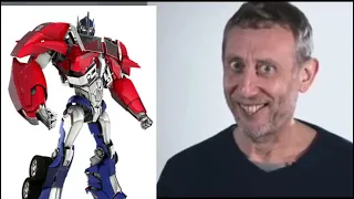 Michael Rosen describes Optimus Prime designs