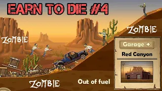 Earn To Die is a 2D racing game | Drive #4 through a post-apocalyptic wasteland