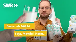 Was ist die beste Milchalternative? Drinks aus Soja, Mandel, Hafer & Co I Ökochecker SWR