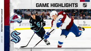 Avalanche @ Kraken 11/19/21 | NHL Highlights