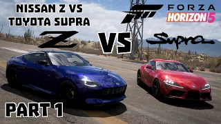 NEW Nissan Z vs Toyota Supra MK5 - Forza Horizon 5!!!