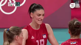 Tijana Bošković - Behind the spikes - Serbia vs. Italy Tokyo 2020