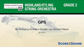 GPS, arr. Richard Meyer – Score & Sound