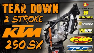 Building The Ultimate 250 2 Stroke Track Bike - Tear Down