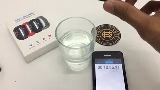 M3 Smart Watch Waterproof Test