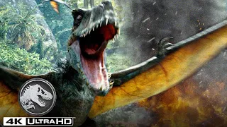 Las Pteranodón se apoderan de Jurassic World en 4K HDR | Jurassic World