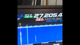 Yaesu FT 710 quick tuning using waterfall and touch lcd screen Yaesu FT 710 ft-710