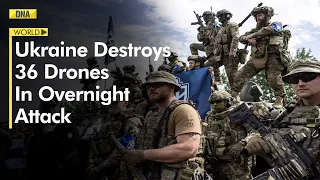 Russian drone attack: Ukraine says it shot down 36 drones in overnight