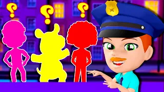 Tickle Policeman 👮‍♂️🚓🚨 | + More Best Kids Songs & Nursery Rhymes by Lights Kids 3D