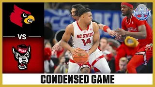 NC State vs. Louisville Condensed Game | 2024 ACC Men’s Basketball Tournament