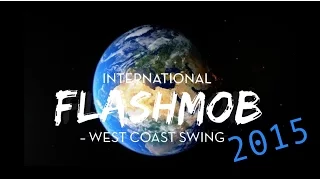 International Flashmob West Coast swing around the world 2015