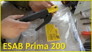 Электрододержатель ESAB PRIMA 200, подключение..