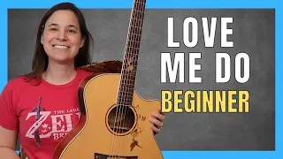 Love Me Do Guitar Lesson for BEGINNERS!