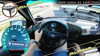 1992 Alpina B6 2.8/2 | V-MAX. AUTOBAHN. RACEBOX 0-100, 100-200 km/h. Próba autostradowa.