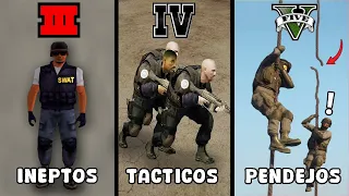 La Evolución de los SWAT en los GTA!