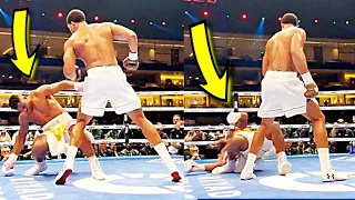 (RINGSIDE ANGLE) ANTHONY JOSHUA VS FRANCIS NGANNOU BRUTAL KNOCKOUT FULL FIGHT HIGHLIGHTS!