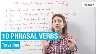 10 фразовых глаголов на тему "Travelling"