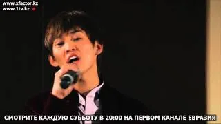 XFactorKz. Группа JAM поют "Кусни корлан"- Дильназ Ахмадиеве