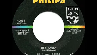 1963 HITS ARCHIVE: Hey Paula - Paul & Paula (a #1 record)