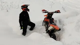 KTM 250sxf & BETA Xtrainer 300 - Winter Testing