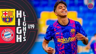 HIGHLIGHTS: Barcelona - Bayern Munich U19 UEFA Youth League 2021