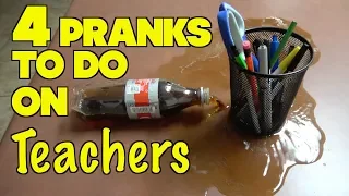 4 Pranks You Can Do On Your Teachers At School - HOW TO PRANK | Nextraker