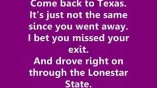 Bowling for Soup - Ohio (Come back to Texas) Lyrics