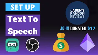 How to Add Text to Speech With Donations and Bits!