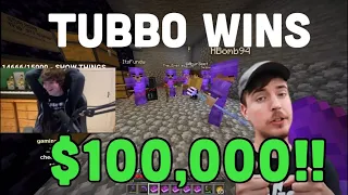 Tubbo Wins Mr. Beasts $100,000 Dream SMP Challenge...