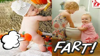 The funniest baby makes super farts 💨💨💨 #005 - Baby Farts on Dad - Funny Pets Moments