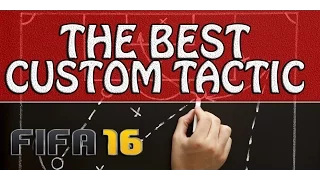 FIFA 17 (16)  - BEST CUSTOM TACTIC / TUTORIAL