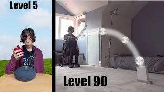 Trickshots From Level 1 to 100 | Trick'n Nuggets