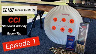 CZ 457 AT-ONE - CCI Ammo accuracy @ 50 Yards