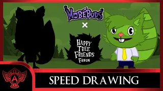 Drawing Character: Happy Tree Friends Fanon - Casoll | in Mobebuds Style