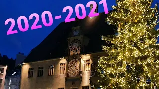 украшение города к Новому году 2021🎄🎄🎄