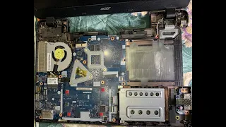 4К видео. Полная разборка ноутбука Acer Extensa EX2510G 345E с заменой шлейфа матрицы