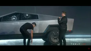 Tesla suffers broken glass mishap at launch of new truck | AFP