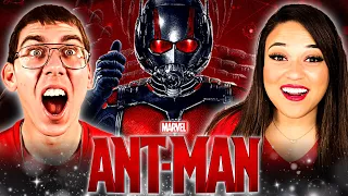 Marvel's Gettin Wild! Our First Time Watching ANT MAN (2015) Reaction! |Movie Reaction|