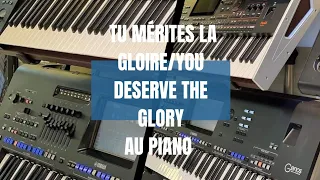 Apprend ce chant- Tu mérites la gloire /You deserve the glory keyboard Gospel|Tutoriel Gospel