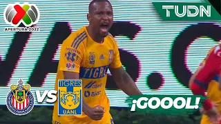 ¡Tercer clavo de Tigres! Samir anota  | Chivas 0-3 Tigres | Liga Mx Apertura 22 -J9 | TUDN