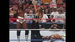 Booker T defeats Rey Mysterio for the World Heavyweight