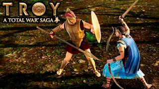 Total War Saga: Troy | Paris vs Achilles | Duel + Battle